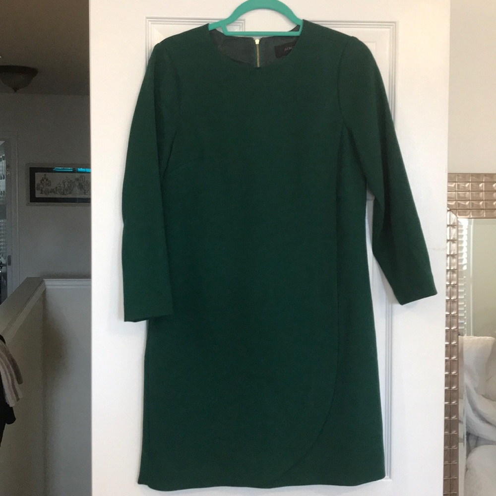 J.Crew Green Sheath Dress